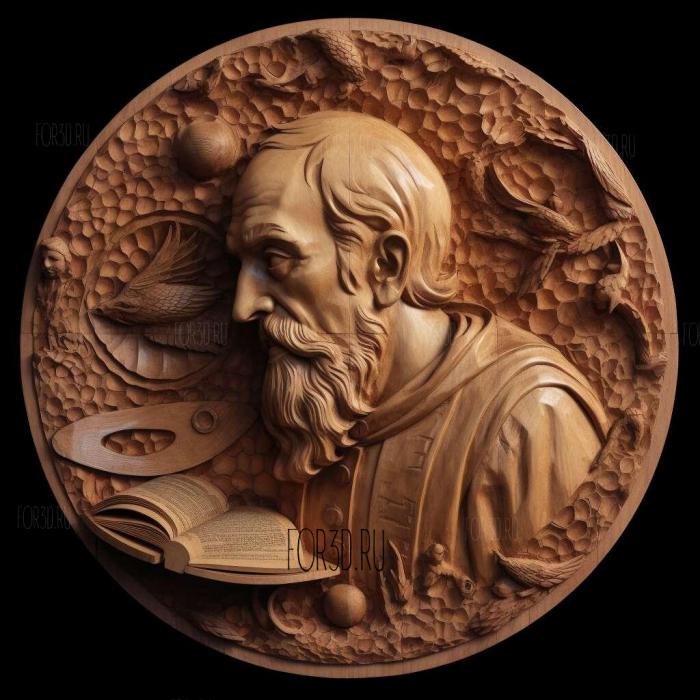 Johannes Kepler 1 stl model for CNC